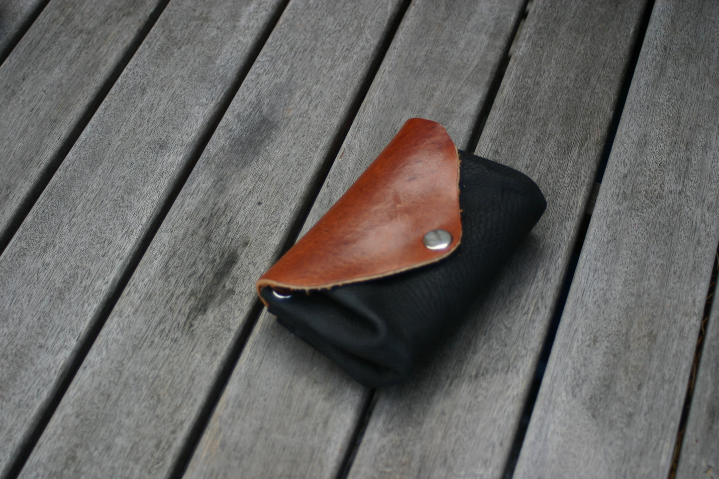 Geldbeutel schwarz-braun