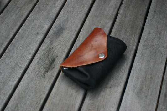 Geldbeutel schwarz-braun